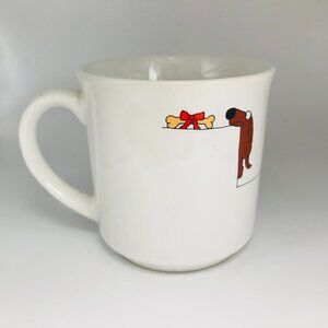 Vintage Boynton Coffee Mug You Made it! Congratulations Dog & Bone Ceramic
